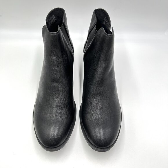 Kenneth Cole Womens Size 9 Levon Black‎ Leather Chelsea Ankle Boots Shoes - Picture 2 of 12